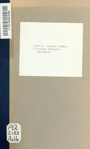 Cover for Henriette