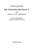 Cover for Die Antworten des Herrn Z.