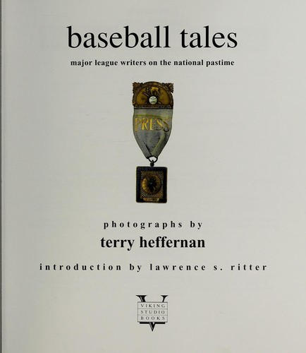 Cover for Baseball tales