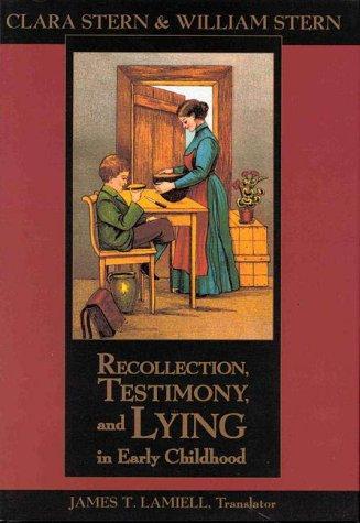 Cover for Recollection, Testimony, and Lying in Early Childhood