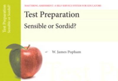 Cover for Test Preparation Sensible Or Sordid