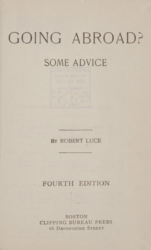 Cover for Going abroad?