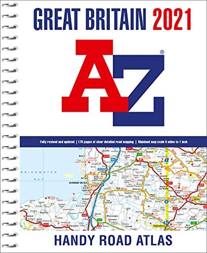 Cover for Great Britain a-Z Handy Road Atlas 2021 (A5 Spiral)