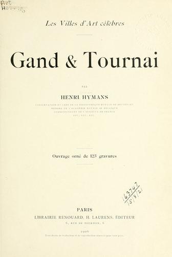 Cover for Gand & Tournai