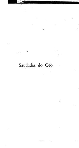 Cover for Saudades do Céo