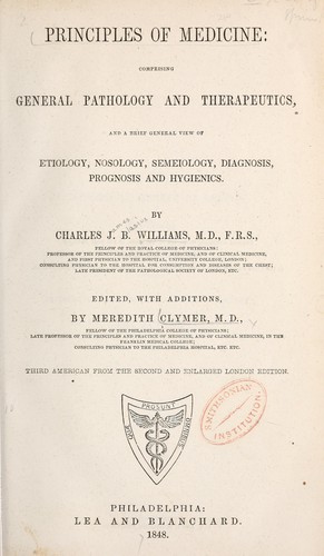 Cover for Principles of medicine