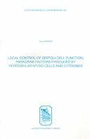 Cover for Local Control of Sertoli Cell Function