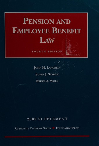 Cover for Pension and Employee Benefit Law 2009