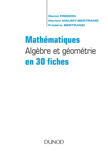 Cover for Mathématiques