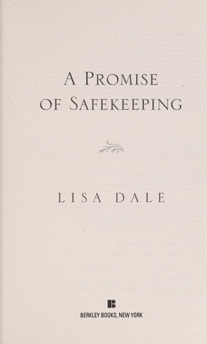 Cover for A promise of safekeeping