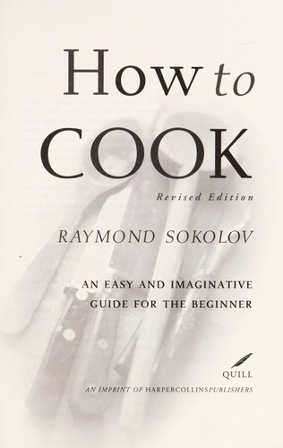 Cover for How to cook