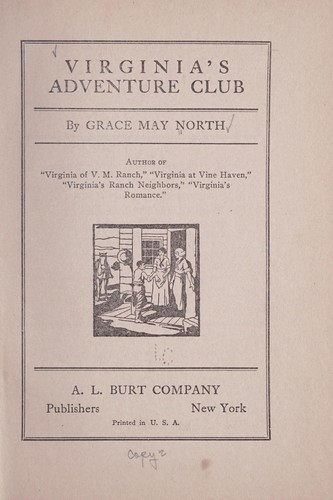 Cover for Virginia's adventure club