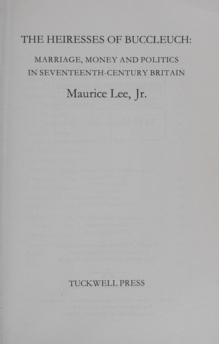 Cover for The heiresses of Buccleuch