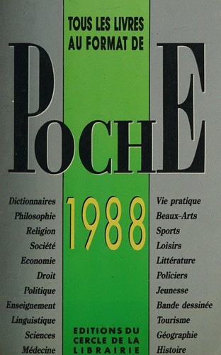 Cover for Tous les livres au format de poche. Répertoire 1988
