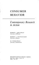 Cover for Consumer behavior
