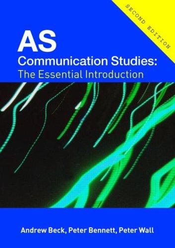 Cover for AS Communication Studies
