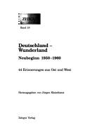 Cover for Deutschland - Wunderland