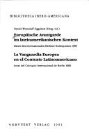 Cover for Europäische Avantgarde im lateinamerikanischen Kontext