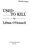 Cover for Used to kill