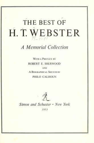 Cover for The best of H.T. Webster
