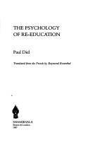 Cover for The psychology of re-education