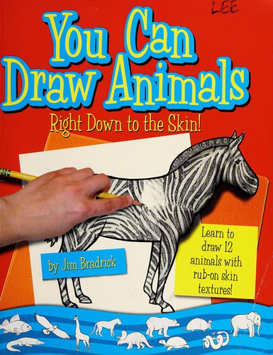 Cover for You can draw animals right down to the skin