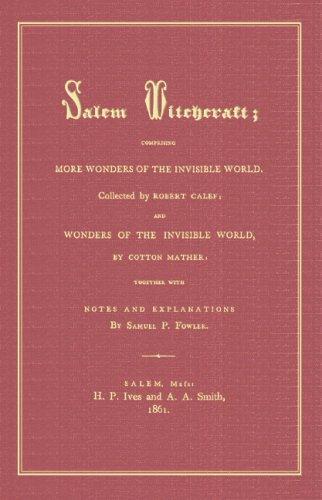 Cover for Salem witchcraft