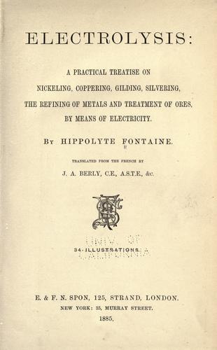 Cover for Electrolysis
