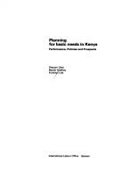Cover for Planning for basic needs in Kenya