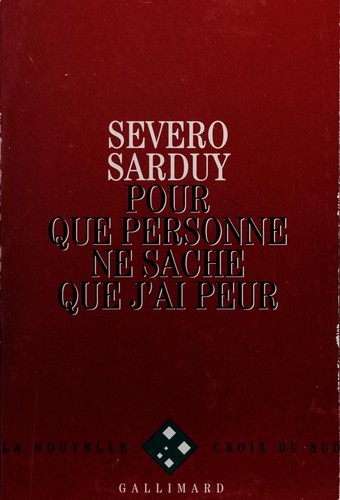 Cover for Pour que personne ne sache que j'ai peur