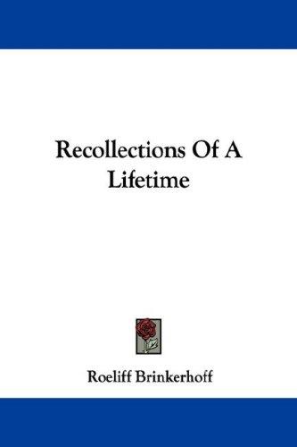Cover for Recollections Of A Lifetime