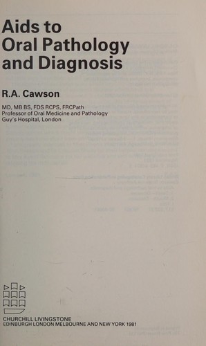 Cover for Aids to oral pathology and diagnosis