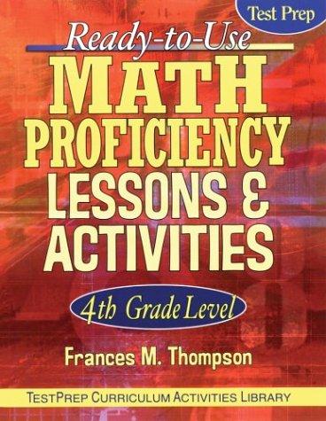 Cover for Ready-to-Use Math Proficiency Lessons and Activities, Fourth Grade Level