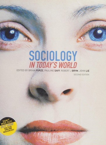 Cover for Sociology in today's world