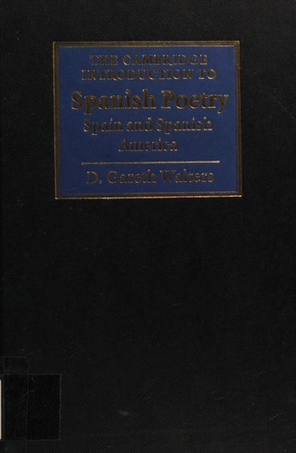 Cover for The Cambridge introduction to Spanish poetry