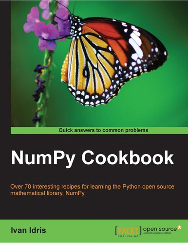 Cover for NumPy Cookbook