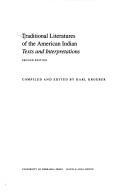 Cover for Traditional literatures of the American Indian