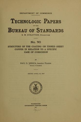 Cover for Structure of the coating on tinned sheet copper in relation to a specific case of corrosion
