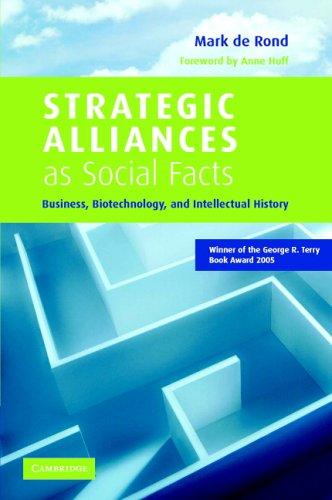 Cover for Strategic alliances as social facts