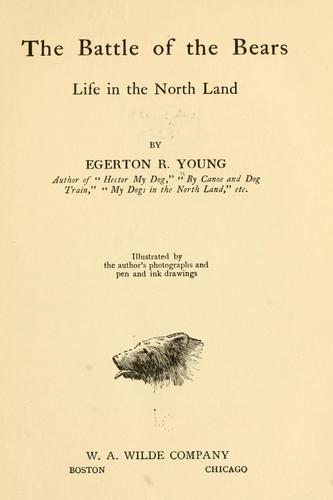 Cover for The battle of the bears