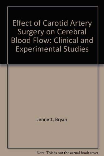 Cover for Effect of carotid artery surgery on cerebral blood flow