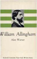 Cover for William Allingham (The Irish writers series)