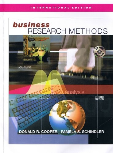 Cover for Business Research Methods - International Edition
