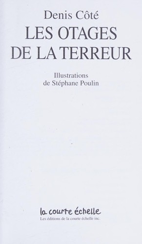 Cover for Les Otage De LA Terreur