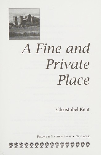 Cover for A fine and private place