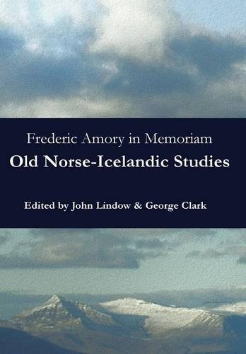 Cover for Frederic Amory in Memoriam: Old Norse-Icelandic Studies