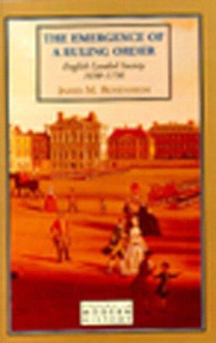 Cover for The Emergence of a Ruling Order