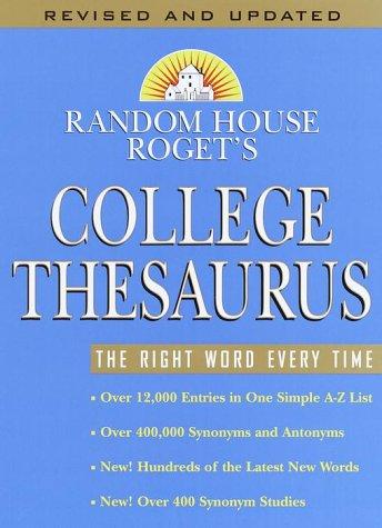 Cover for Random House Roget's College Thesaurus