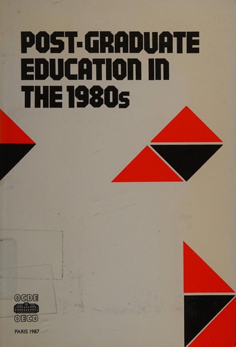 Cover for Post-graduate education in the 1980s [written by S. Blume and O. Amsterdamska].