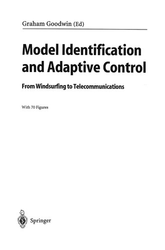 Cover for Model Identification and Adaptive Control